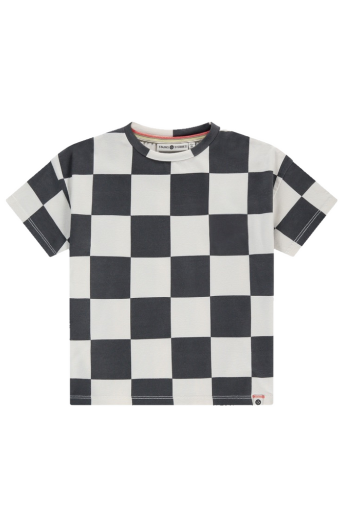 Checkered SS Tee