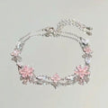 Cherry Blossom Star And Moon Bracelet-  International Shipping