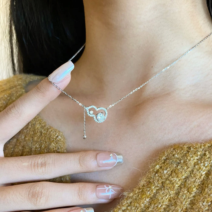 Chinese-Style Gourd Necklace For Women