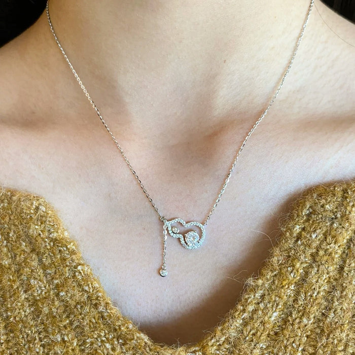 Chinese-Style Gourd Necklace For Women