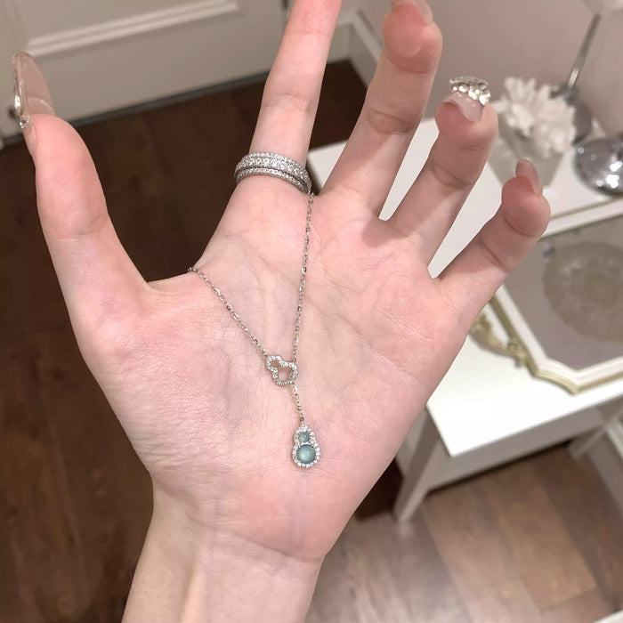 Chinese-Style Gourd Necklace For Women