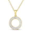 Circle Diamond Necklace