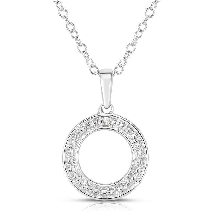 Circle Diamond Necklace