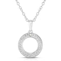 Circle Diamond Necklace