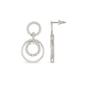 Circle 'n Circle Diamond Earrings