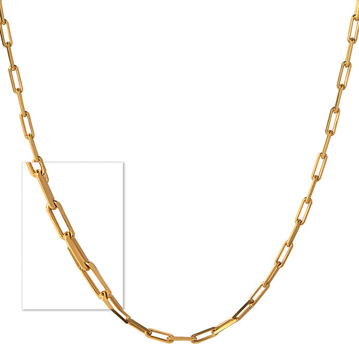 Classic Paperclip Link Chain