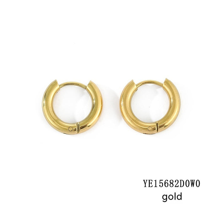 Classic Round Hoops Earrings