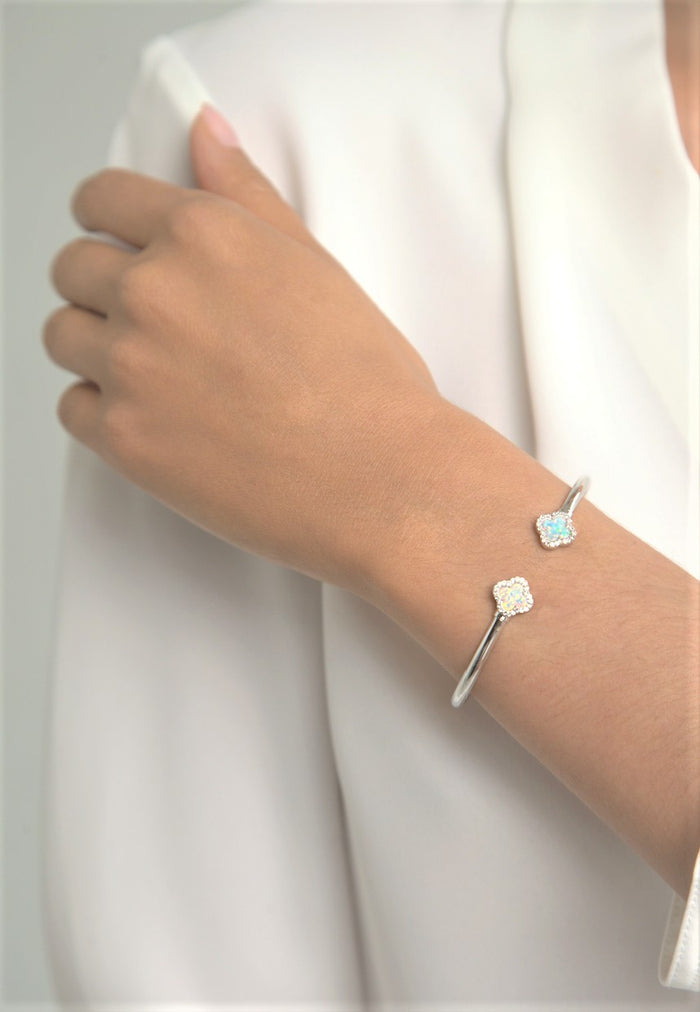 Clover Cuff Bracelet