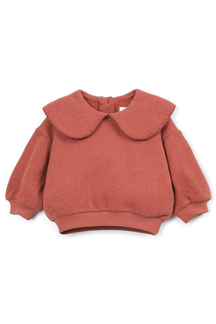 Collared Jersey Baby Sweater