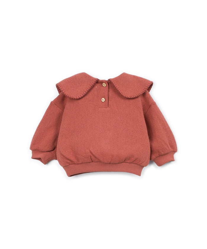 Collared Jersey Baby Sweater
