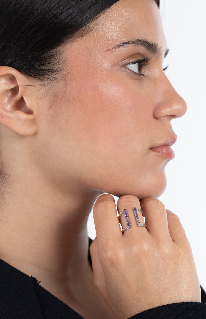 Contemporary Gemstone Ring- Final Sale