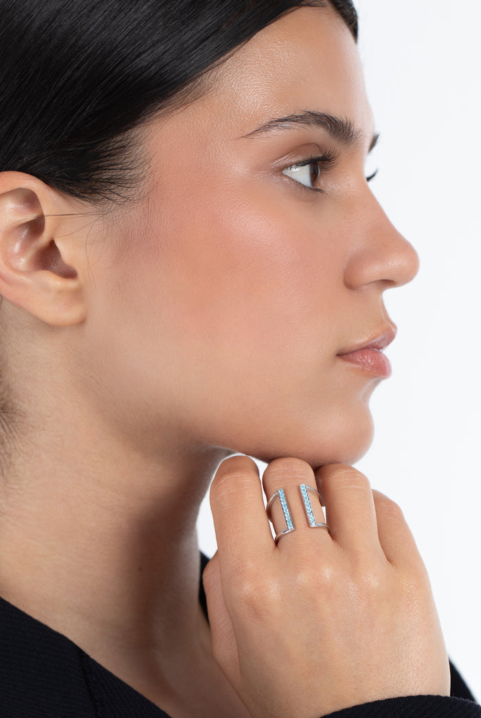 Contemporary Gemstone Ring- Final Sale