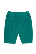 Green corduroy baby pants.