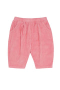 Pink corduroy baby pants