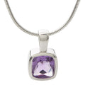 Cushion-Cut Amethyst Necklace