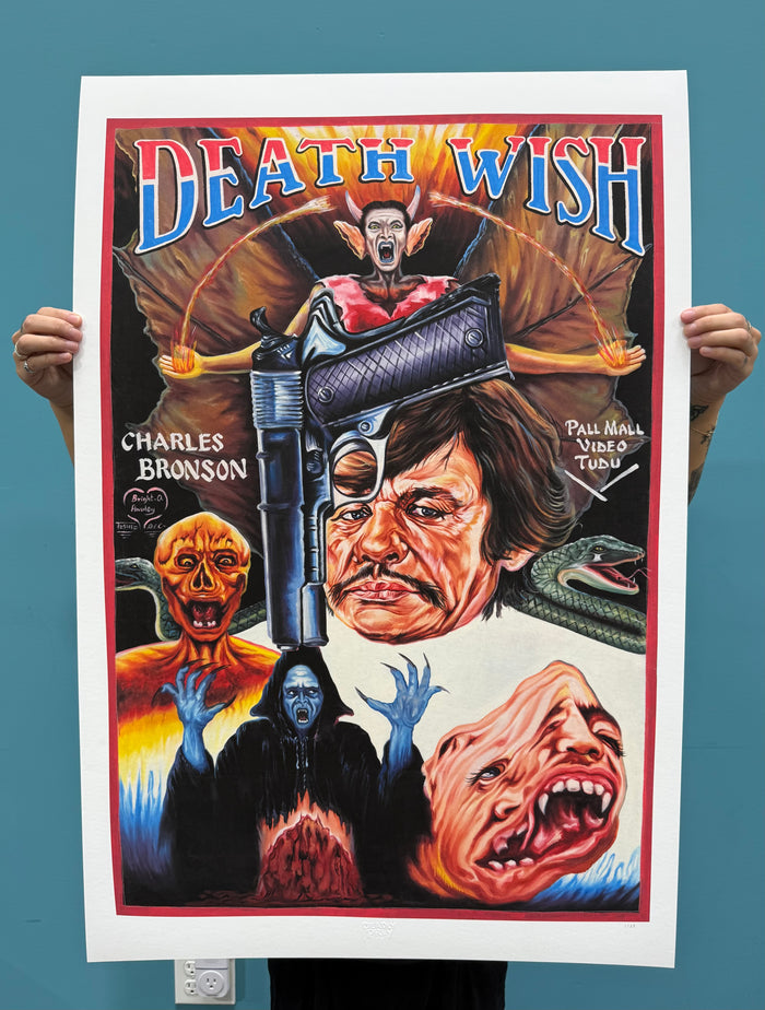 Death Wish - Limited Edition Archival Giclée Print from Static Medium by Bright Obeng
