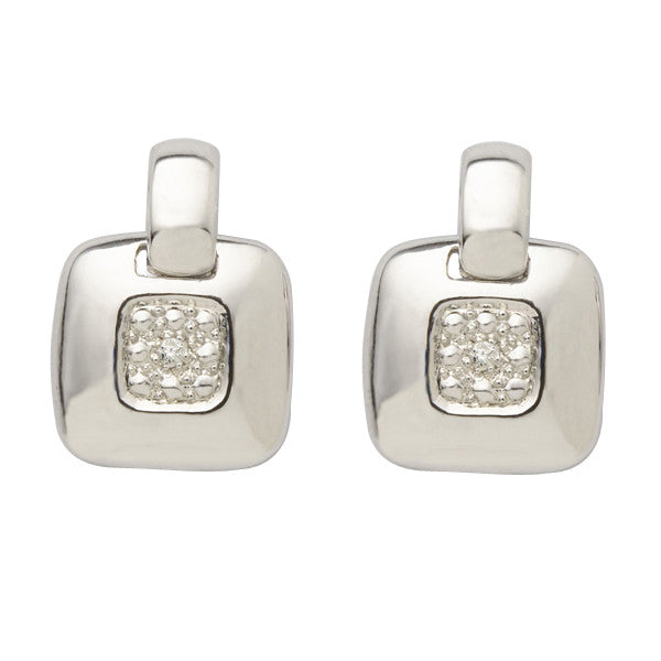 Diamond Doorknocker Earrings- Final Sale