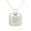 Diamond Doorknocker Necklace