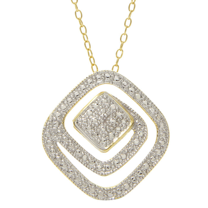 Diamond Geometric Necklace