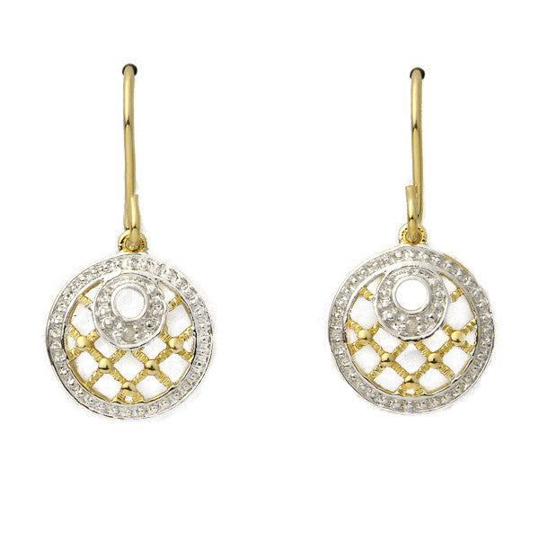 Diamond Lattice Earrings