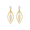 Diamond Leaf Earrings- Final Sale