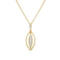 Diamond Leaf Necklace