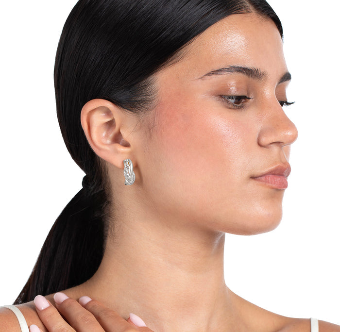 Diamond Twist Earrings
