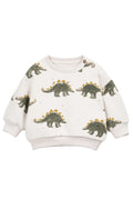 Dinosaur print baby sweatshirt