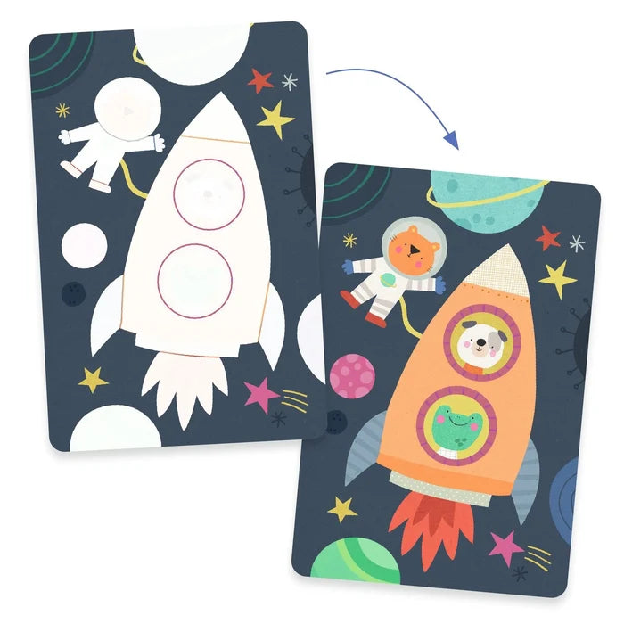 Djeco On The Road Magic Coloring Kit
