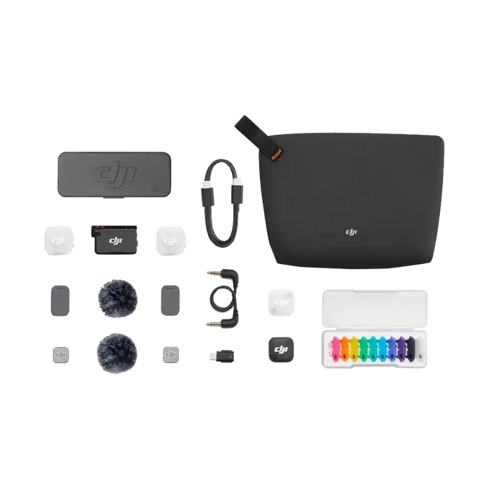 DJI Mic Mini 2 Two-Person Compact Wireless Microphone System for Camera and Smartphone