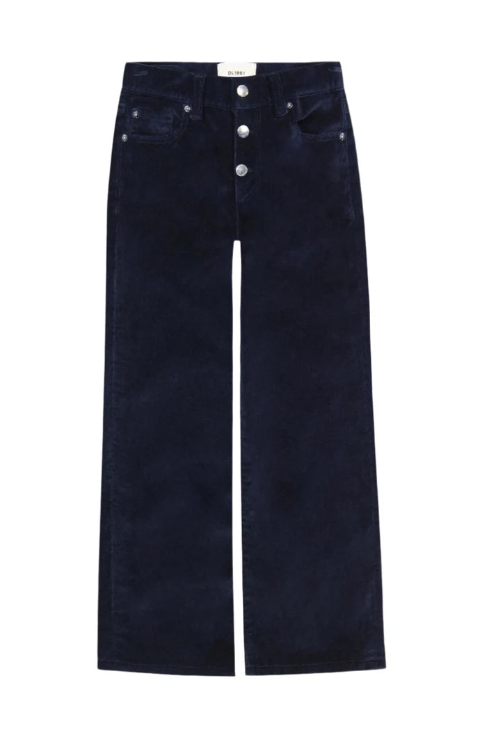DL1961 Lily Wide Leg - Marine Velvet