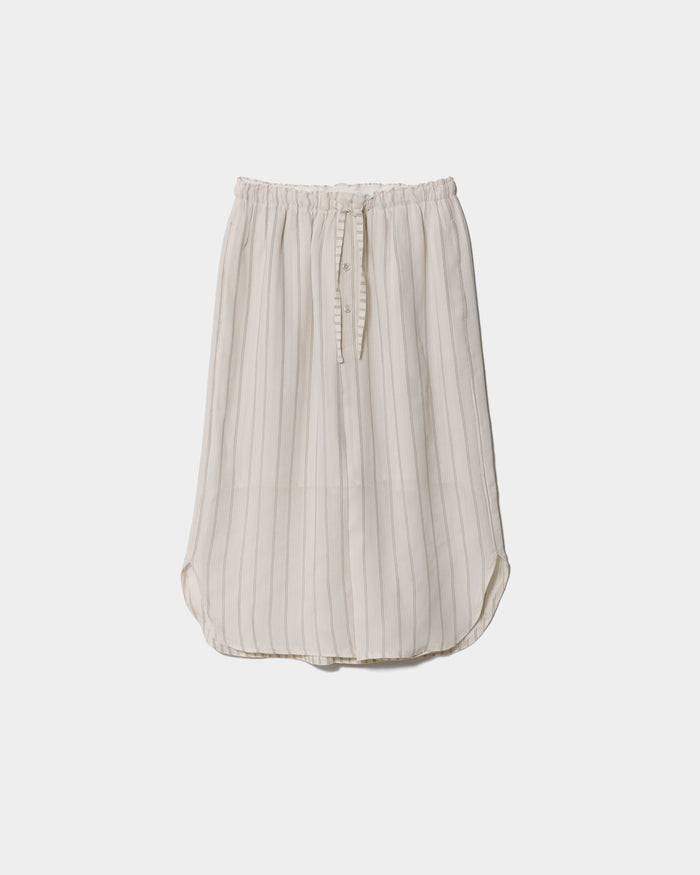dobby rayon stripes pajamas skirt shorts