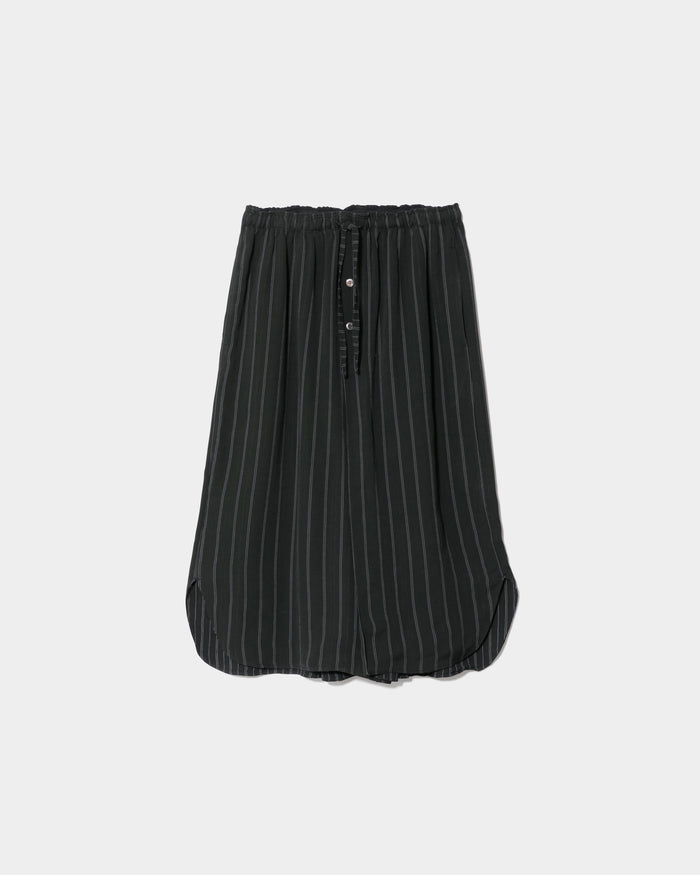 dobby rayon stripes pajamas skirt shorts