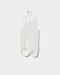 double-end remove needle rib tank top