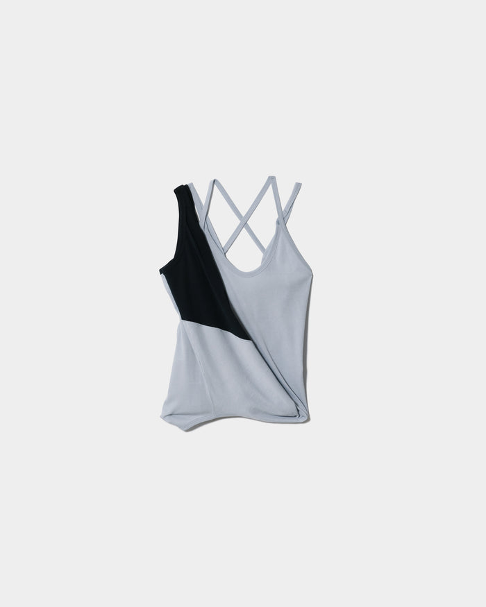 double-end silky touch cotton rib top