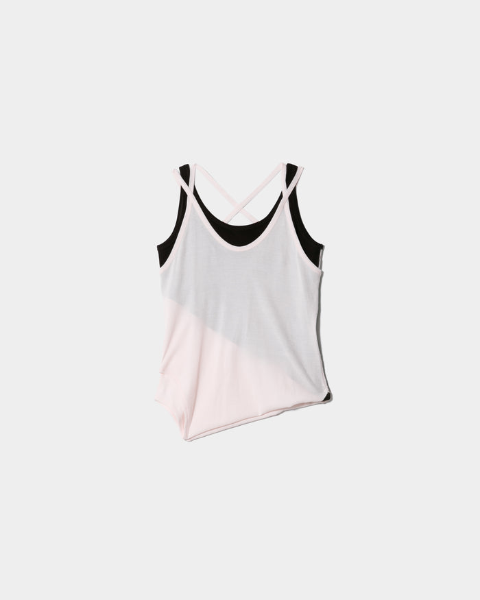 double-end silky touch cotton rib top