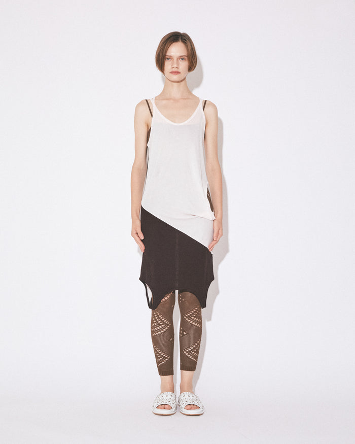 double-end silky touch cotton rib top