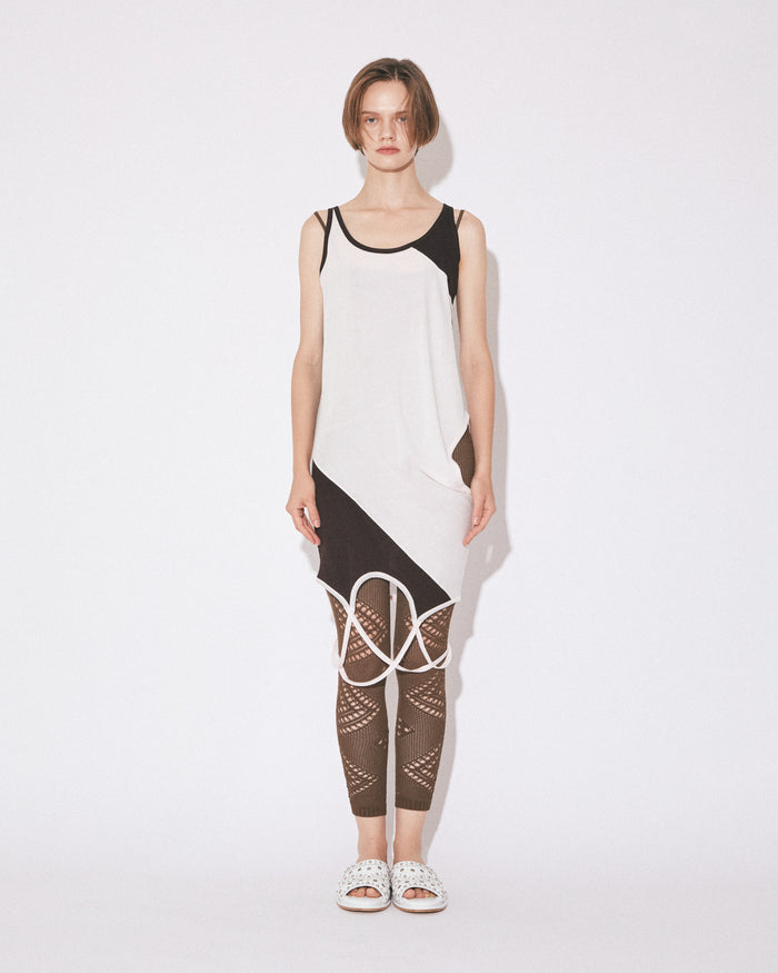 double-end silky touch cotton rib top