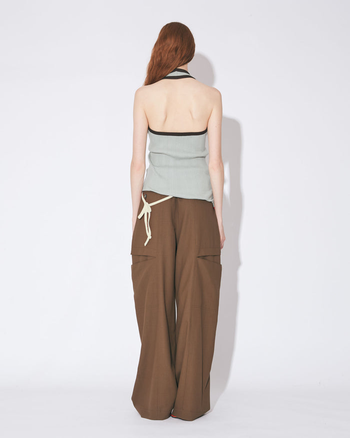 double-end suvin compact rib tank top