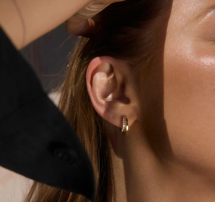 Double Huggie Earrings