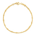 Double Saturn Chain Bracelet