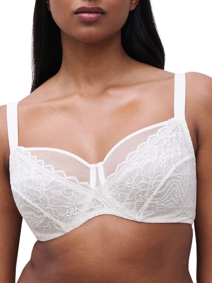 Easy Feel Floral Touch Full Cup Bra - Milk