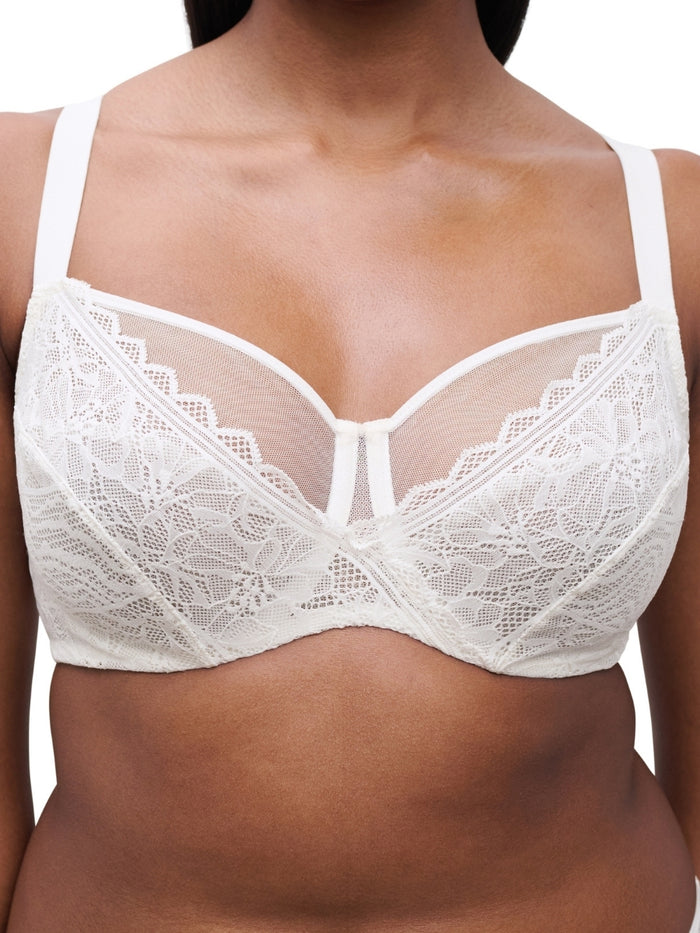 Easy Feel Floral Touch Full Cup Bra - Milk