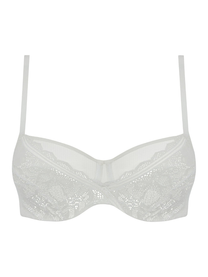 Easy Feel Floral Touch Full Cup Bra - Milk