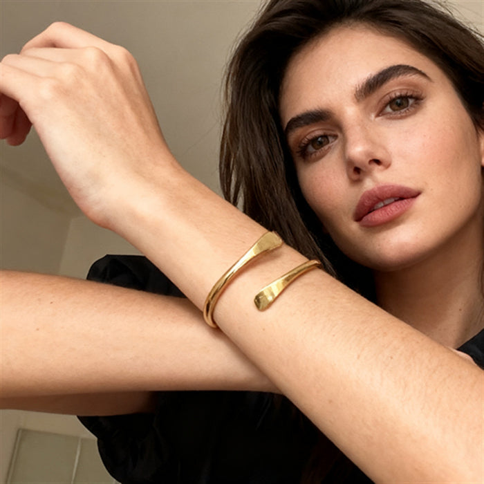 Edgy Punk-style Cross-border Bangle Bracelet
