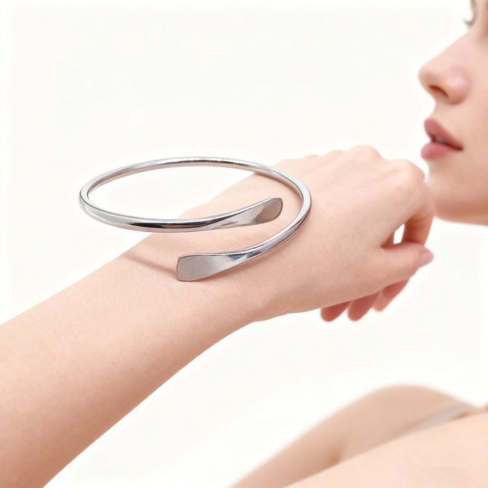 Edgy Punk-style Cross-border Bangle Bracelet
