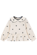 girl's blouse with bow details