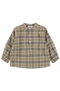 Plaid shirt on a white background