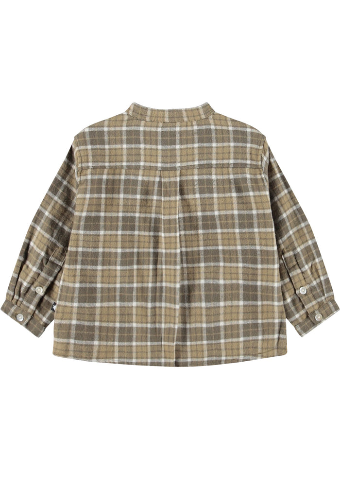 Plaid shirt on a white background