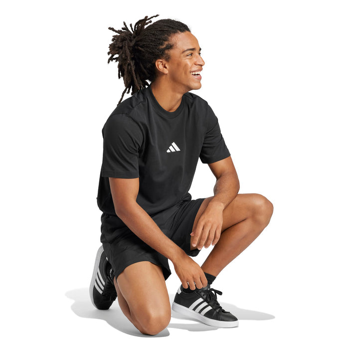ADIDAS Essentials Small Logo Single Jersey Tee Men's
